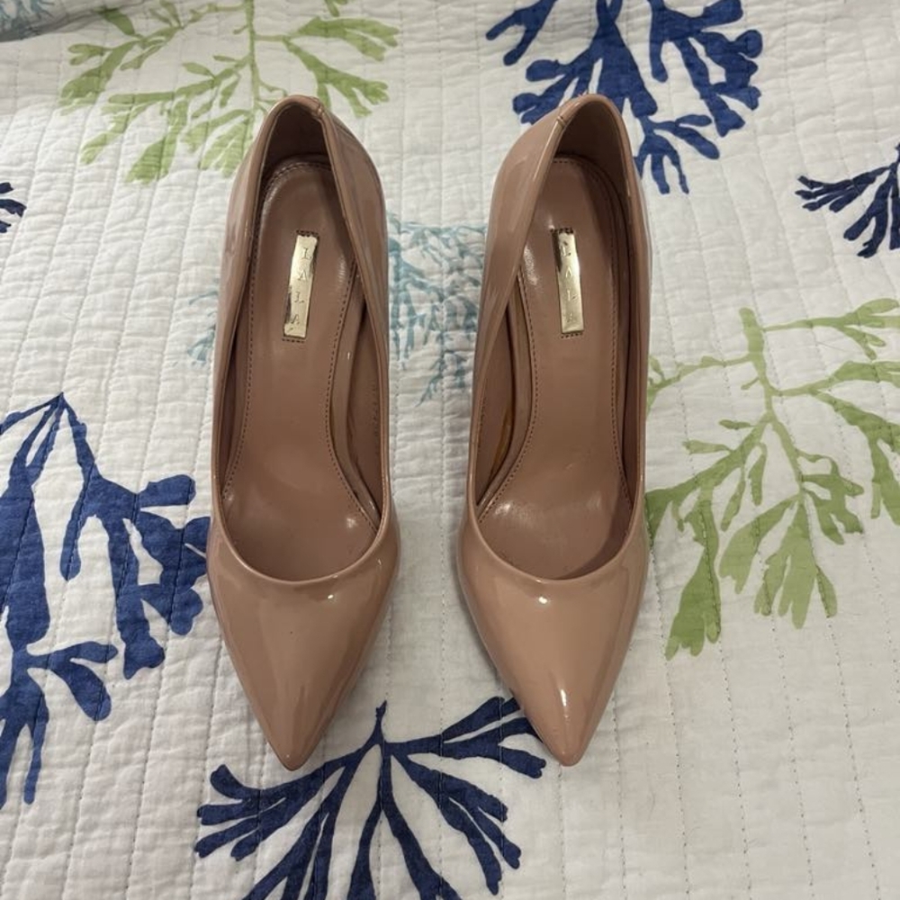 Nude stiletto heels